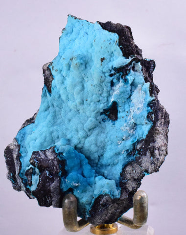 7.1cms CHRYSOCOLLA GRAPE BOTRYOIDAL Premium Peru Spheres Crystals Blue Color Cluster Stalactite CE936