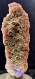 4.9cms RHODOCHROSITE QUARTZ FLUORITE Pyrite Crystal Rhombohedral Super Miniature Wuzhou Guangxi China Mineral Specimen R499