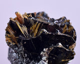 2cms GOLDEN RUTILE HEMATITE Spray Needles Crystals Titanium Bahia Brazil Mineral Spacimen  X16