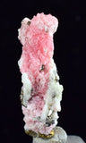 3cms RHODOCHROSITE FLUORITE PYRITE Crystal Rhombohedral Wuzhou Guangxi China Mineral Specimen R503