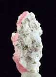 2.3cms RHODOCHROSITE FLUORITE PYRITE Crystal Rhombohedral Wuzhou Guangxi China Mineral Specimen R511