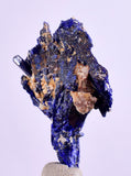 2.7cms GEM AZURITE CRYSTALS Morocco Royal Blue Color Shsrp Shiny Mineral Specimen U504