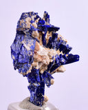 2.7cms GEM AZURITE CRYSTALS Morocco Royal Blue Color Shsrp Shiny Mineral Specimen U504