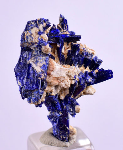 2.7cms GEM AZURITE CRYSTALS Morocco Royal Blue Color Shsrp Shiny Mineral Specimen U504