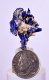 2.7cms GEM AZURITE CRYSTALS Morocco Royal Blue Color Shsrp Shiny Mineral Specimen U504