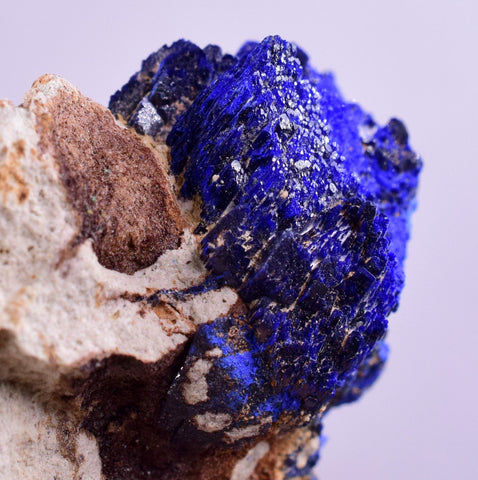 3.3cms GEM AZURITE CRYSTALS Morocco Royal Blue Color Shsrp Shiny Mineral Specimen U505