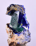 2.6cms GEM AZURITE CRYSTALS Malachite Morocco Royal Blue Color Shsrp Shiny Mineral Specimen U510