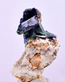 2.6cms GEM AZURITE CRYSTALS Malachite Morocco Royal Blue Color Shsrp Shiny Mineral Specimen U510