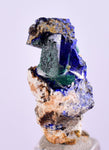 2.6cms GEM AZURITE CRYSTALS Malachite Morocco Royal Blue Color Shsrp Shiny Mineral Specimen U510