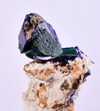 2.6cms GEM AZURITE CRYSTALS Malachite Morocco Royal Blue Color Shsrp Shiny Mineral Specimen U510