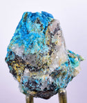 6.3cms  QUARTZ CHRYSOCOLLA TENTADORA Mine Peru Grape Botryoidal Stalactite Crystals Rare Ajoite (?)Mineral Specimen Collectors ce938