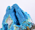 6.3cms  QUARTZ CHRYSOCOLLA TENTADORA Mine Peru Grape Botryoidal Stalactite Crystals Rare Ajoite (?)Mineral Specimen Collectors ce938