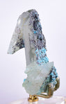 7.6cms  QUARTZ CHRYSOCOLLA TENTADORA Mine Peru Grape Botryoidal Stalactite Crystals Rare Ajoite (?)Mineral Specimen Collectors ce939