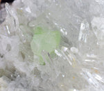 3.6cms AUGELITE CRYSTAL PERU Dark Green Bright Needle Quartz Pasto Bueno Rare Gemstone Facet Grade AE525