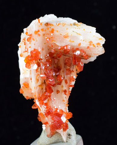 3.3cm VANADINITE CRYSTAL BARITE Mibladen Morocco Miniature Mineral Specimen W42