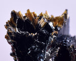 2.3cms GOLDEN RUTILE HEMATITE Spray Needles Crystals Titanium Bahia Brazil Mineral Spacimen  X13