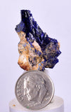2.9cms GEM AZURITE CRYSTALS Morocco Royal Blue Color Shsrp Shiny Mineral Specimen U516