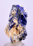 2.7cms GEM AZURITE CRYSTALS Morocco Royal Blue Color Shsrp Shiny Mineral Specimen U517