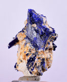 2.7cms GEM AZURITE CRYSTALS Morocco Royal Blue Color Shsrp Shiny Mineral Specimen U517