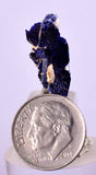 1.9cms GEM AZURITE CRYSTALS Morocco Royal Blue Color Shsrp Shiny Mineral Specimen U524