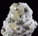 3.3cms APATITE CALCITE QUARTZ Pyrite Dickite Scheelite ? Peru Huanzala A531