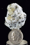 3.3cms APATITE CALCITE QUARTZ Pyrite Dickite Scheelite ? Peru Huanzala A531