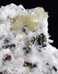 5cms APATITE CALCITE QUARTZ Pyrite Dickite Scheelite ? Peru Huanzala A533