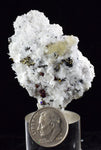5cms APATITE CALCITE QUARTZ Pyrite Dickite Scheelite ? Peru Huanzala A533