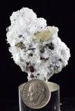 5cms APATITE CALCITE QUARTZ Pyrite Dickite Scheelite ? Peru Huanzala A533