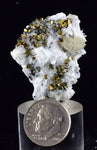 3.6cms APATITE CALCITE QUARTZ Pyrite Dickite Scheelite ? Peru Huanzala A534