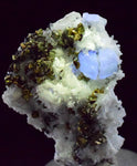 3.6cms APATITE CALCITE QUARTZ Pyrite Dickite Scheelite ? Peru Huanzala A534