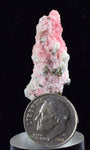 3cms RHODOCHROSITE FLUORITE PYRITE Crystal Rhombohedral Wuzhou Guangxi China Mineral Specimen R503