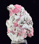 2.7cms RHODOCHROSITE FLUORITE PYRITE Crystal Rhombohedral Wuzhou Guangxi China Mineral Specimen R504