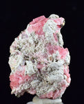 2.7cms RHODOCHROSITE FLUORITE PYRITE Crystal Rhombohedral Wuzhou Guangxi China Mineral Specimen R504