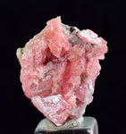 2cms RHODOCHROSITE FLUORITE PYRITE Crystal Rhombohedral Wuzhou Guangxi China Mineral Specimen R505