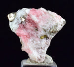 1.7cms RHODOCHROSITE FLUORITE PYRITE Crystal Rhombohedral Wuzhou Guangxi China Mineral Specimen R508