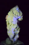 2.3cms RHODOCHROSITE FLUORITE PYRITE Crystal Rhombohedral Wuzhou Guangxi China Mineral Specimen R511