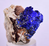3.3cms GEM AZURITE CRYSTALS Morocco Royal Blue Color Shsrp Shiny Mineral Specimen U505