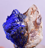 3.3cms GEM AZURITE CRYSTALS Morocco Royal Blue Color Shsrp Shiny Mineral Specimen U505
