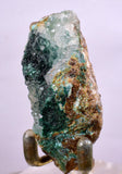 5.5ms DRUZY CHRYSOCOLLA QUARTZ Lily Mine Peru Calcite Malachite Stalactite Suiseki Mineral Specimen D237