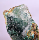 5.5ms DRUZY CHRYSOCOLLA QUARTZ Lily Mine Peru Calcite Malachite Stalactite Suiseki Mineral Specimen D237