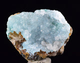3.3ms DRUZY CHRYSOCOLLA QUARTZ Lily Mine Peru Calcite Malachite Stalactite Suiseki Mineral Specimen D238