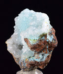 3.4ms DRUZY CHRYSOCOLLA QUARTZ Lily Mine Peru Calcite Malachite Stalactite Suiseki Mineral Specimen D239
