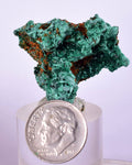 2.8cms MALACHITE CRYSTALS CONGO Mindingi Mine Super Shiny Mineral Specimen U507