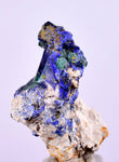 2.6cms GEM AZURITE CRYSTALS Malachite Morocco Royal Blue Color Shsrp Shiny Mineral Specimen U510