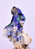 2.6cms GEM AZURITE CRYSTALS Malachite Morocco Royal Blue Color Shsrp Shiny Mineral Specimen U510