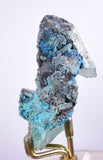 7.6cms  QUARTZ CHRYSOCOLLA TENTADORA Mine Peru Grape Botryoidal Stalactite Crystals Rare Ajoite (?)Mineral Specimen Collectors ce939