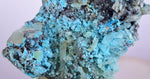 7.6cms  QUARTZ CHRYSOCOLLA TENTADORA Mine Peru Grape Botryoidal Stalactite Crystals Rare Ajoite (?)Mineral Specimen Collectors ce939