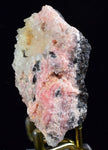 6.6cms RHODOCHROSITE ROSETTE QUARTZ  Peru Pink Crystals Needles Collector Mineral Specimen R531