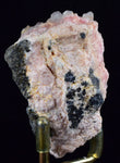 5.2cms RHODOCHROSITE ROSETTE QUARTZ  Peru Pink Crystals Needles Collector Mineral Specimen R532